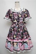 Angelic Pretty / Toy's Donut Dinerワンピース  クロ S-25-05-20-001-AP-OP-SZ-ZS