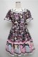 画像1: Angelic Pretty / Toy's Donut Dinerワンピース  クロ S-25-05-20-001-AP-OP-SZ-ZS (1)