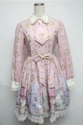 Angelic Pretty / Charlotte's Bearワンピース  ピンク S-25-05-20-005-AP-OP-AS-ZS