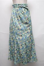 画像1: 【SALE】F&A / ペイントチューリップ柄マーメイドスカート  グリーン S-25-05-20-041-LO-SK-HR-ZT020 (1)