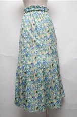 画像2: 【SALE】F&A / ペイントチューリップ柄マーメイドスカート  グリーン S-25-05-20-041-LO-SK-HR-ZT020 (2)