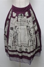 画像1: Jane Marple / Shakespeare's passageのロングスカート  ワイン S-25-05-20-046-JM-SK-AS-ZT020 (1)
