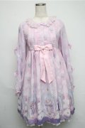 Angelic Pretty / Cecilia Crossワンピース  ピンク S-25-05-20-007-AP-OP-ET-ZS