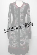 Ozz oneste / チャイナ切替ワンピース  黒 S-25-05-20-1009-OO-TO-AS-ZS