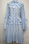 Physical Drop / スタンドカラープリンセスドレス  サックス S-25-05-20-1017-LO-OP-AS-ZS