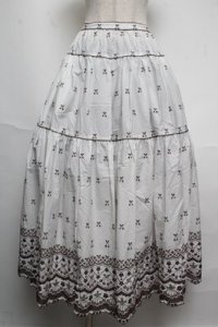 PINK HOUSE / さくらんぼ刺繍スカート   S-25-05-20-1038-LO-SK-AS-ZT391