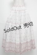 PINK HOUSE / さくらんぼ刺繍スカート   S-25-05-20-1039-LO-SK-AS-ZT391