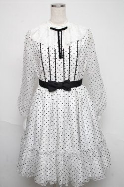 画像1: Angelic Pretty / Angelinaワンピース  白 S-25-05-20-009-AP-OP-HR-ZS