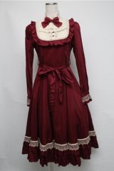 Victorian maiden / クラシカルドールロングドレス  ボルドー S-25-05-20-012-CL-OP-HR-ZS