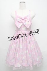 Angelic Pretty / SPACE TOYSジャンパースカート  ピンク S-25-05-20-022-AP-OP-SZ-ZS