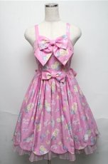 画像1: Angelic Pretty / SPACE TOYSジャンパースカート  ピンク S-25-05-20-022-AP-OP-SZ-ZS (1)