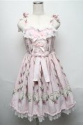 Angelic Pretty / すずらんBouquetジャンパースカート  ピンク S-25-05-20-023-AP-OP-HR-ZS