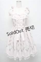 Angelic Pretty / すずらんBouquetジャンパースカート  ピンク S-25-05-20-023-AP-OP-HR-ZS