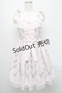Angelic Pretty / すずらんBouquetジャンパースカート  ピンク S-25-05-20-023-AP-OP-HR-ZS