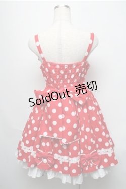 画像2: Angelic Pretty / ポルカドットジャンパースカート  赤 S-25-05-20-025-AP-OP-SZ-ZS