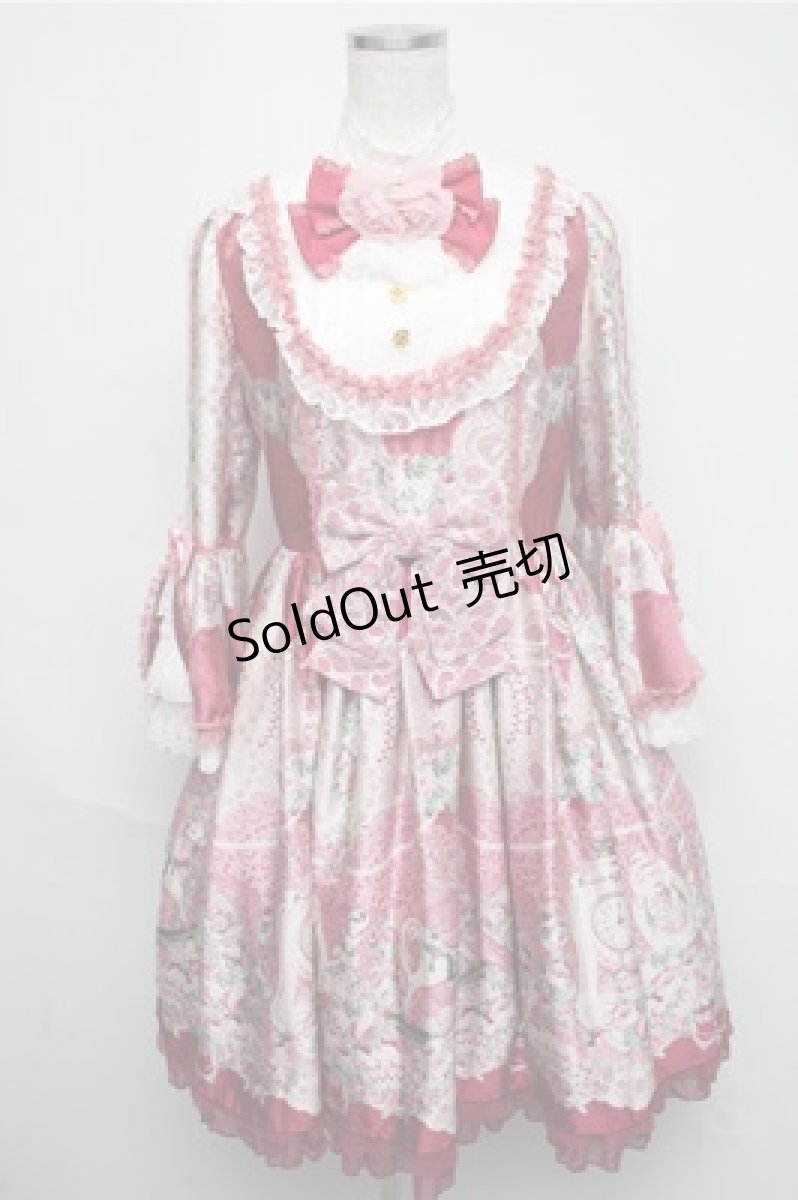 画像1: Angelic Pretty / Belle Epoque Roseワンピース  ピンク S-25-05-20-004-AP-OP-ET-ZS (1)