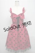 Angelic Pretty / DOLLY DOTジャンパースカート  ワイン S-25-05-20-026-AP-OP-AS-ZS