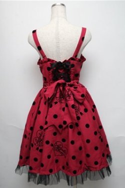 画像2: Angelic Pretty / DOLLY DOTジャンパースカート  ワイン S-25-05-20-026-AP-OP-AS-ZS