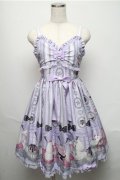 Angelic Pretty / Princess Puppyジャンパースカート  ラベンダー S-25-05-20-027-AP-OP-HR-ZS