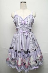 Angelic Pretty / Princess Puppyジャンパースカート  ラベンダー S-25-05-20-027-AP-OP-HR-ZS