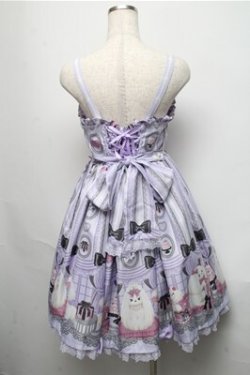 画像2: Angelic Pretty / Princess Puppyジャンパースカート  ラベンダー S-25-05-20-027-AP-OP-HR-ZS
