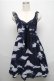 画像1: Angelic Pretty / Misty Skyジャンパースカート【2022再販】  紺 S-25-05-20-032-AP-OP-AS-ZS (1)