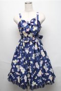 Angelic Pretty / SPACE TOYSジャンパースカート  紺 S-25-05-20-033-AP-OP-SZ-ZS