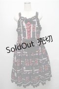 metamorphose / Disney Alice in Wonderlandジャンパースカートセット  黒 S-25-05-20-034-ME-OP-ET-ZS