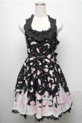 Angelic Pretty /  MilkyPlanetジャンパースカート  黒 S-25-05-20-036-AP-OP-ET-ZS