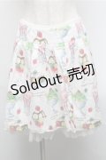 Jane Marple / sweetin coolスカート  白 S-25-05-20-039-JM-SK-ET-ZS