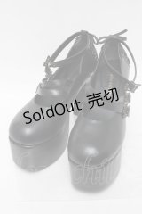 ATELIER PIERROT / ANTIQUE GOLD FRAME PUMPS LL 黒 S-25-05-21-001-EL-SH-AS-ZS