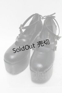 ATELIER PIERROT / ANTIQUE GOLD FRAME PUMPS LL 黒 S-25-05-21-001-EL-SH-AS-ZS