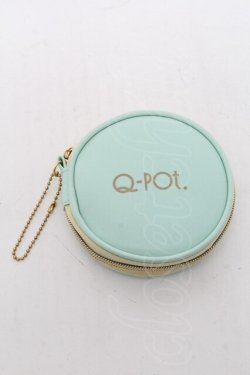 画像1: Q-pot. / マカロンポーチ付きエコバッグ  ミント S-25-05-21-028-QP-BG-AS-ZS