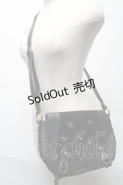 画像2: axes femme / お花付きショルダーバッグ  黒 S-25-05-21-004-AX-BG-HR-ZS