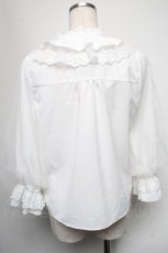 画像2: 【SALE】axes femme / マイメロディ/ブラウス  白ｘ赤 S-25-05-21-036-AX-BL-HR-ZT525 (2)