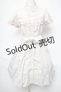 axes femme / 半袖ブラウス風ワンピース  オフ S-25-05-21-037-AX-OP-HR-ZS