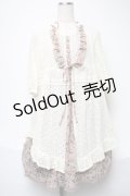 axes femme / カーディガン重ね着風ワンピース  ベージュ S-25-05-21-040-AX-TO-HR-ZS