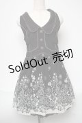 axes femme / ベスト切替ワンピース  黒 S-25-05-21-052-AX-TO-HR-ZS