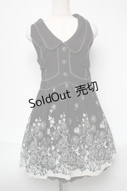 画像1: axes femme / ベスト切替ワンピース  黒 S-25-05-21-052-AX-TO-HR-ZS