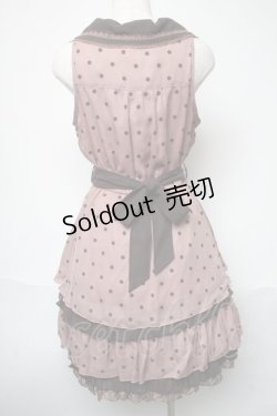 画像2: axes femme / ドットシフォン切替ワンピース  ピンク S-25-05-21-053-AX-TO-HR-ZS