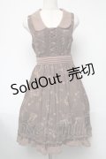 axes femme / 鍵柄ワンピース  ブラウン S-25-05-21-055-AX-OP-HR-ZS