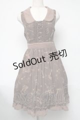axes femme / 鍵柄ワンピース  ブラウン S-25-05-21-055-AX-OP-HR-ZS