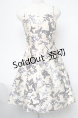 MILK / リボンプリントドレス  アイボリー S-25-05-21-058-ML-OP-HR-ZS