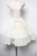画像1: metamorphose / オーガンジーフリルパニエ  オフ S-25-05-21-062-ME-SK-AS-ZS (1)