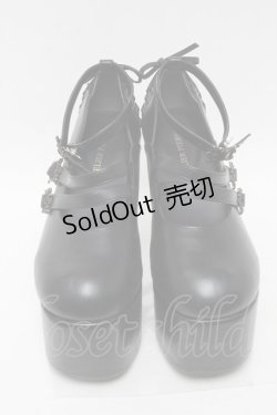 画像2: ATELIER PIERROT / ANTIQUE GOLD FRAME PUMPS LL 黒 S-25-05-21-001-EL-SH-AS-ZS