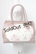 axes femme / 花柄ボストンバッグ  ブラウン S-25-05-21-007-AX-BG-AS-ZS