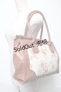 画像2: axes femme / 花柄ボストンバッグ  ブラウン S-25-05-21-007-AX-BG-AS-ZS
