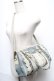 画像2: axes femme / 合皮配色フリルボストン  グレーｘサックス S-25-05-21-008-AX-BG-HR-ZS (2)