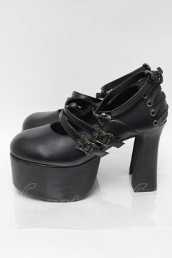 画像3: ATELIER PIERROT / ANTIQUE GOLD FRAME PUMPS LL 黒 S-25-05-21-001-EL-SH-AS-ZS