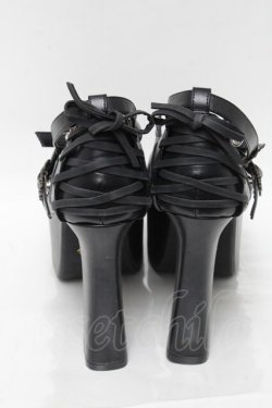 画像4: ATELIER PIERROT / ANTIQUE GOLD FRAME PUMPS LL 黒 S-25-05-21-001-EL-SH-AS-ZS
